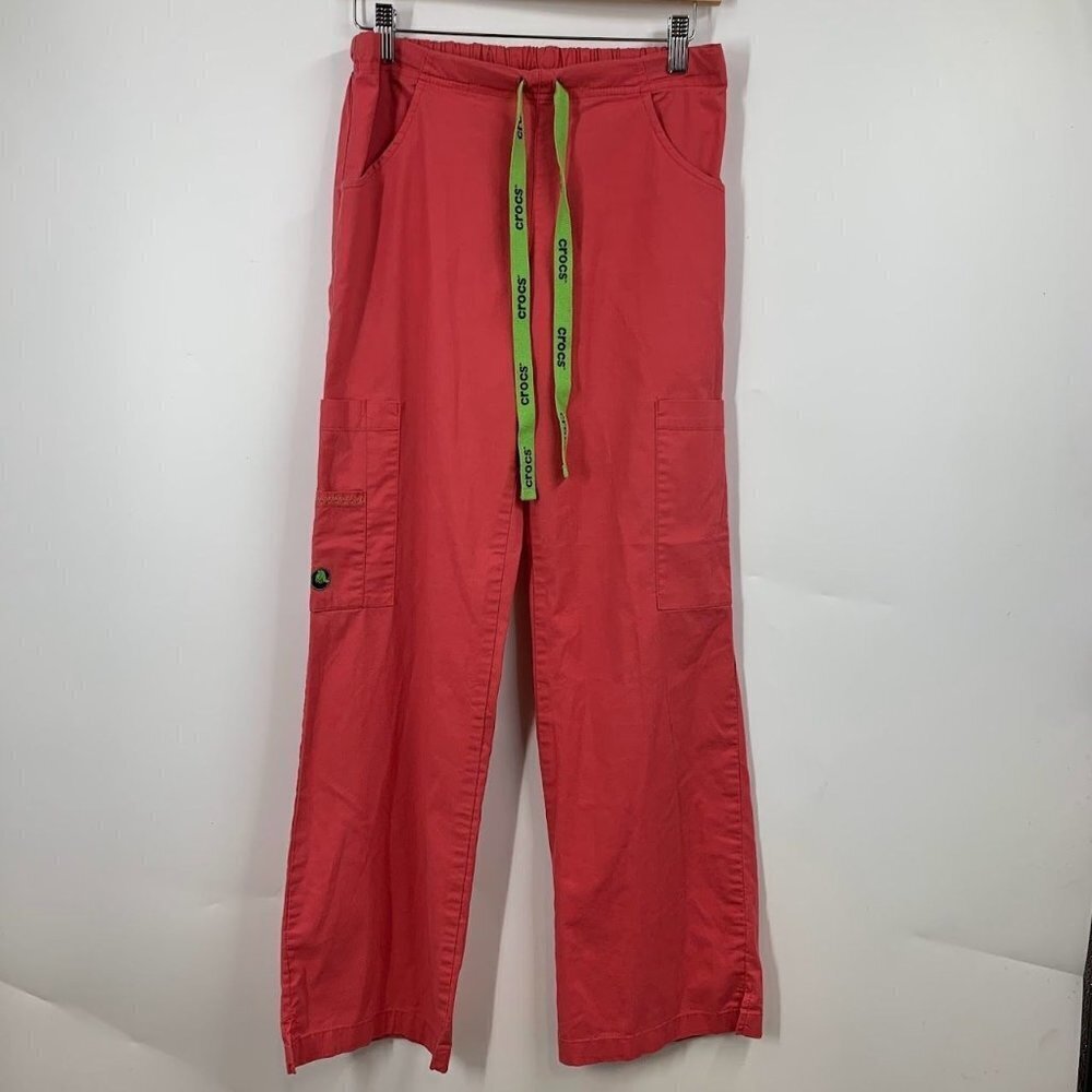 Crocs Women's Medical Apparel Elastic Waist Cargo Scrub Pants‎ Size S